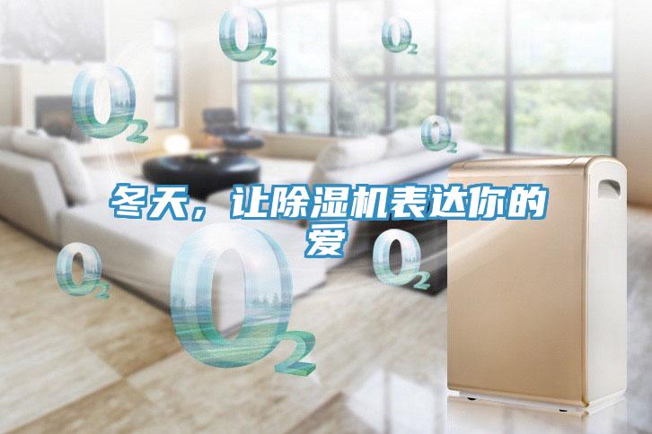 冬天，讓除濕機表達你的愛