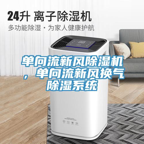 單向流新風除濕機，單向流新風換氣除濕系統