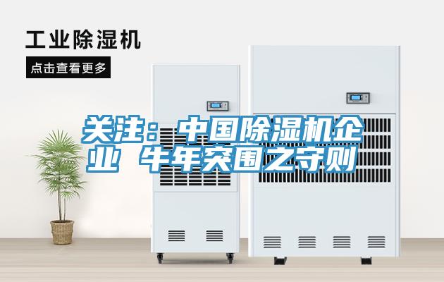 關注：中國除濕機企業 牛年突圍之守則