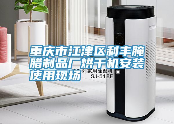 重慶市江津區利豐腌臘制品廠烘干機安裝使用現場