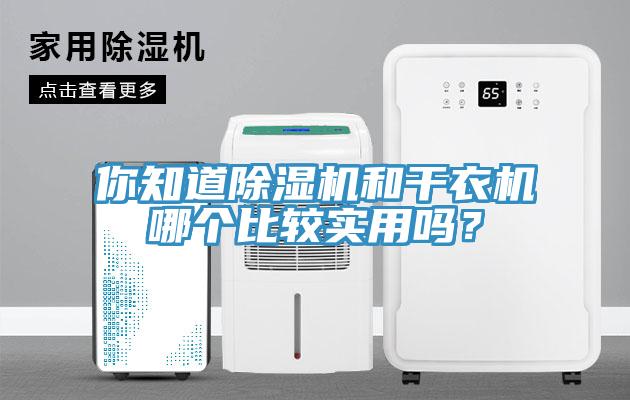 你知道除濕機和干衣機哪個比較實用嗎？