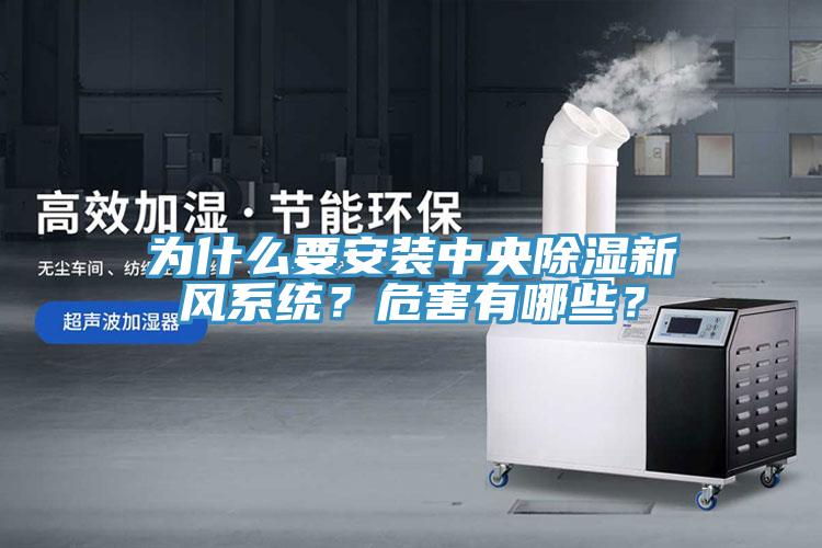 為什么要安裝中央除濕新風系統？危害有哪些？