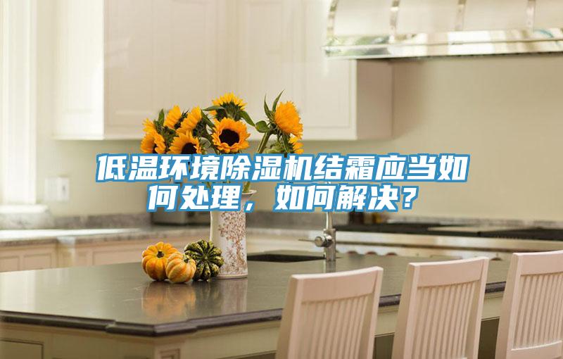 低溫環境除濕機結霜應當如何處理，如何解決？