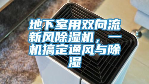 地下室用雙向流新風除濕機，一機搞定通風與除濕