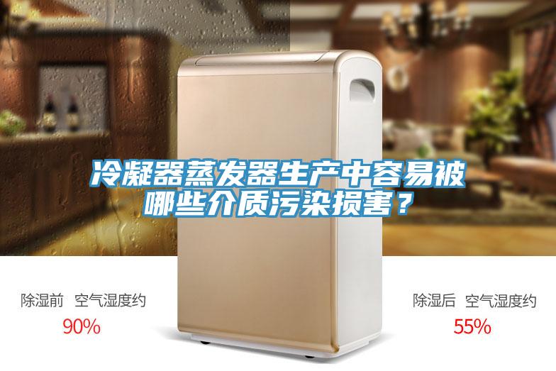 冷凝器蒸發器生產中容易被哪些介質污染損害？