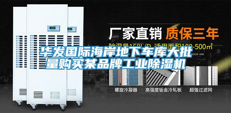 華發國際海岸地下車庫大批量購買某品牌工業除濕機