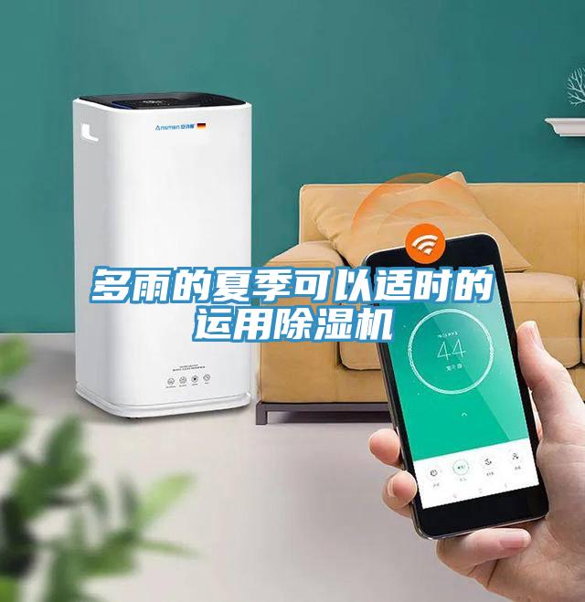 多雨的夏季可以適時的運用除濕機