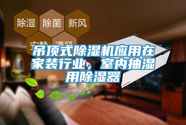 吊頂式除濕機應用在家裝行業，室內抽濕用除濕器