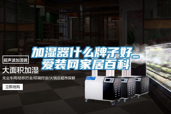 加濕器什么牌子好_愛裝網家居百科