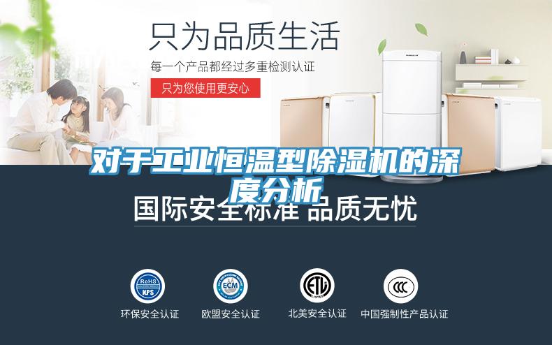 對于工業恒溫型除濕機的深度分析