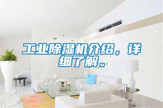 工業除濕機介紹，詳細了解。