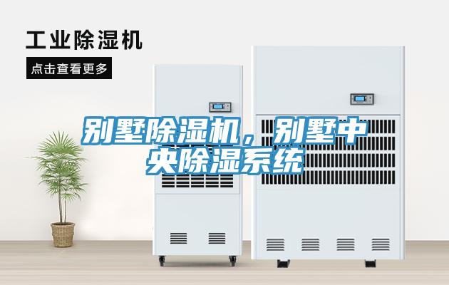 別墅除濕機，別墅中央除濕系統
