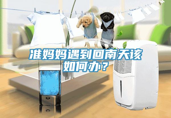 準媽媽遇到回南天該如何辦？