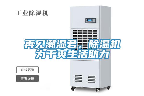 再見潮濕君，除濕機為干爽生活助力