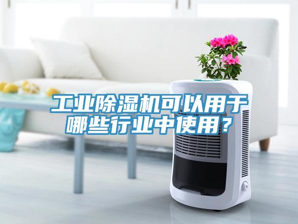工業除濕機可以用于哪些行業中使用？