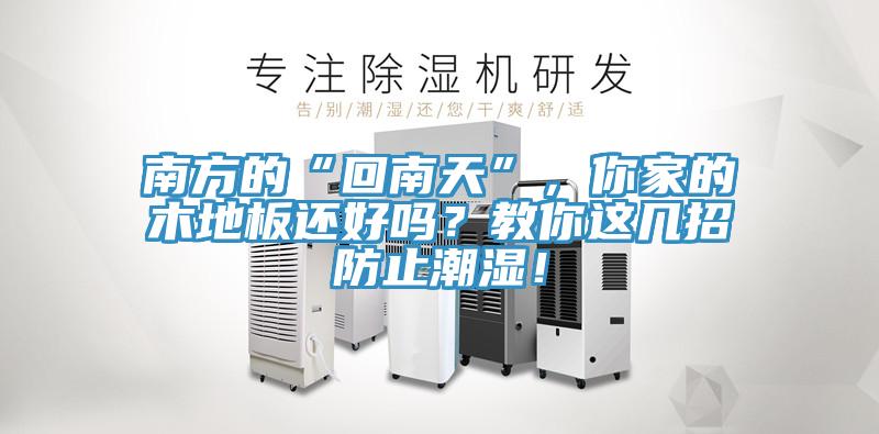 南方的“回南天”，你家的木地板還好嗎？教你這幾招防止潮濕！