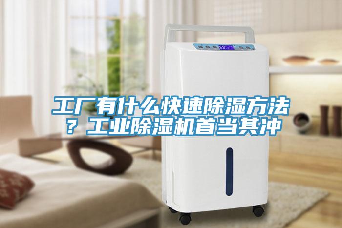 工廠有什么快速除濕方法？工業除濕機首當其沖