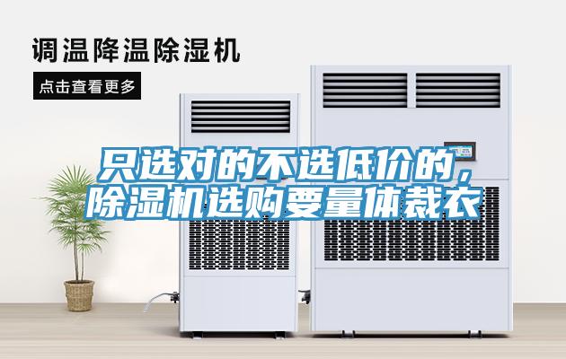 只選對的不選低價的，除濕機選購要量體裁衣