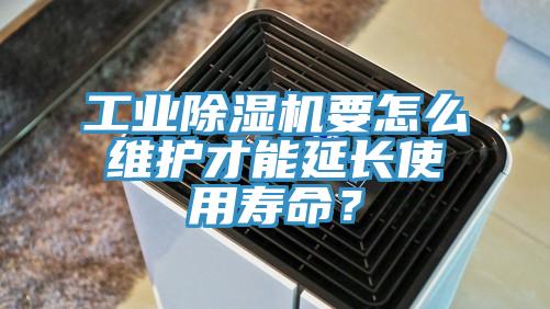 工業除濕機要怎么維護才能延長使用壽命？