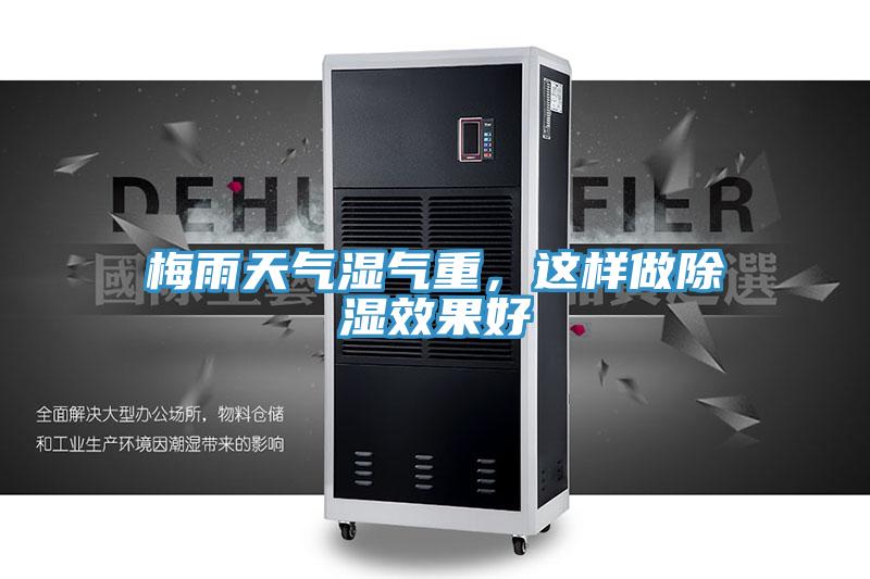 梅雨天氣濕氣重，這樣做除濕效果好