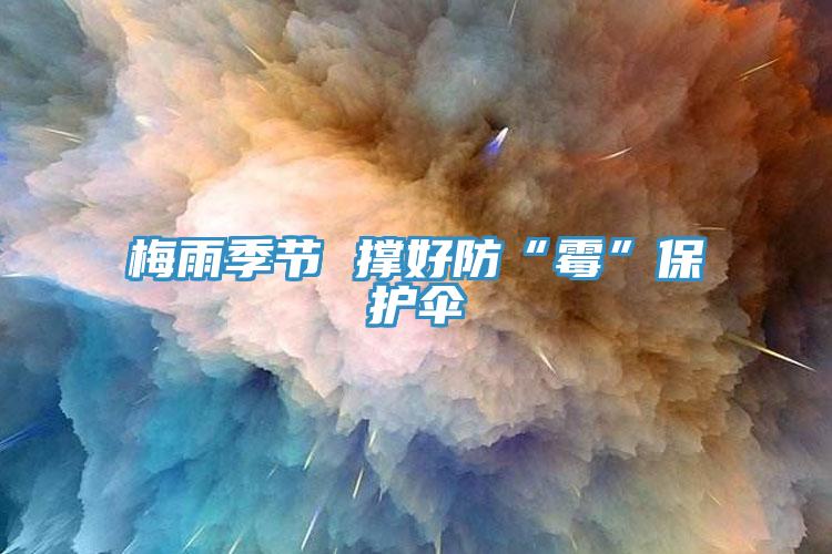梅雨季節 撐好防“霉”保護傘