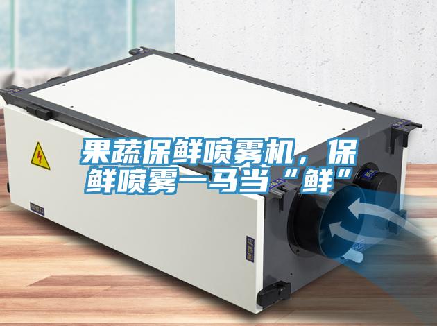 果蔬保鮮噴霧機，保鮮噴霧一馬當“鮮”