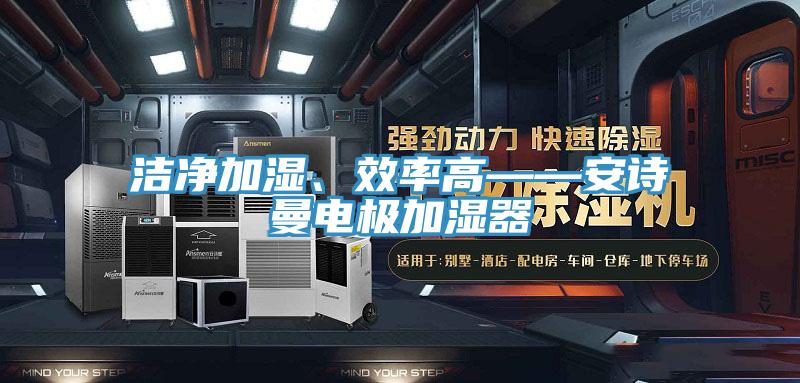 潔凈加濕、效率高——安詩曼電極加濕器
