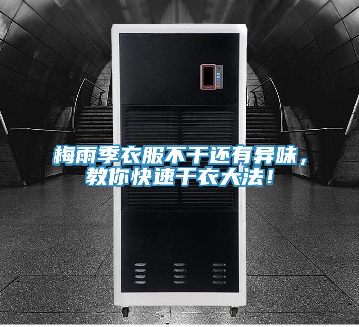 梅雨季衣服不干還有異味，教你快速干衣大法！