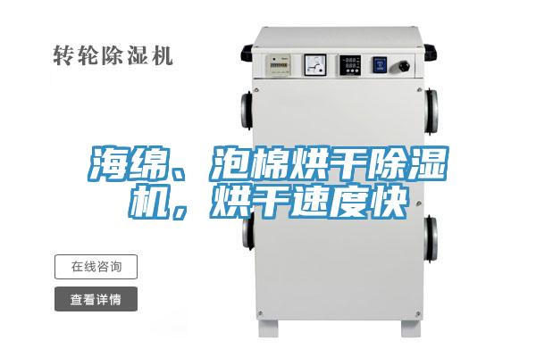 海綿、泡棉烘干除濕機，烘干速度快