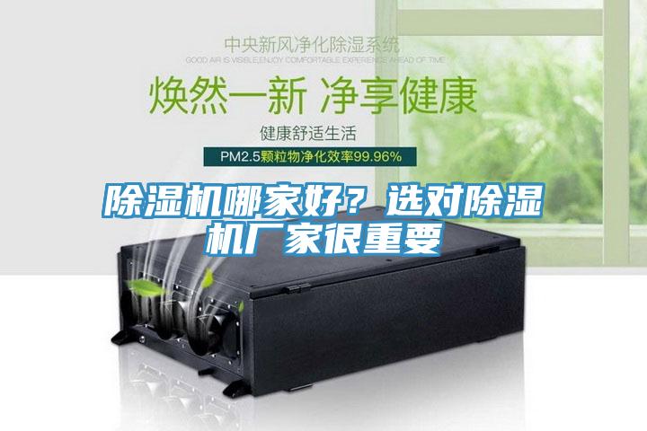 除濕機哪家好？選對除濕機廠家很重要
