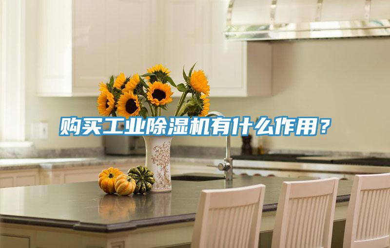 購買工業除濕機有什么作用？