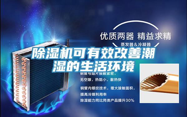 除濕機可有效改善潮濕的生活環境