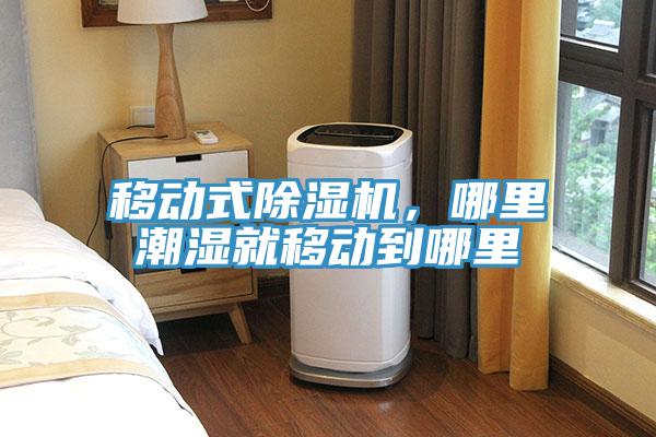 移動式除濕機，哪里潮濕就移動到哪里
