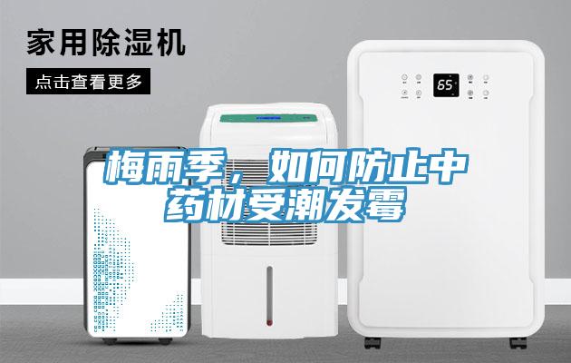 梅雨季，如何防止中藥材受潮發霉