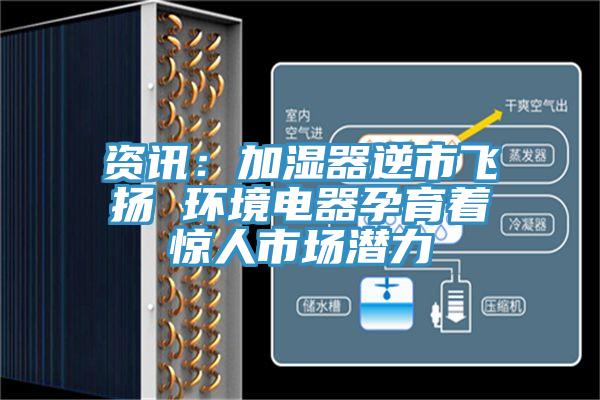 資訊：加濕器逆市飛揚 環境電器孕育著驚人市場潛力