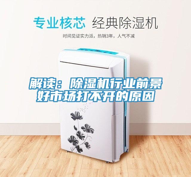 解讀：除濕機行業前景好市場打不開的原因