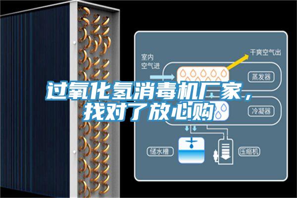 過氧化氫消毒機廠家，找對了放心購