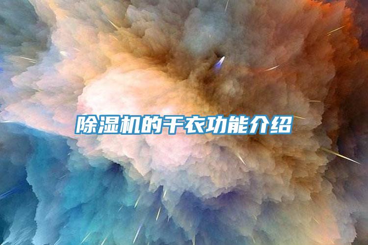 除濕機的干衣功能介紹