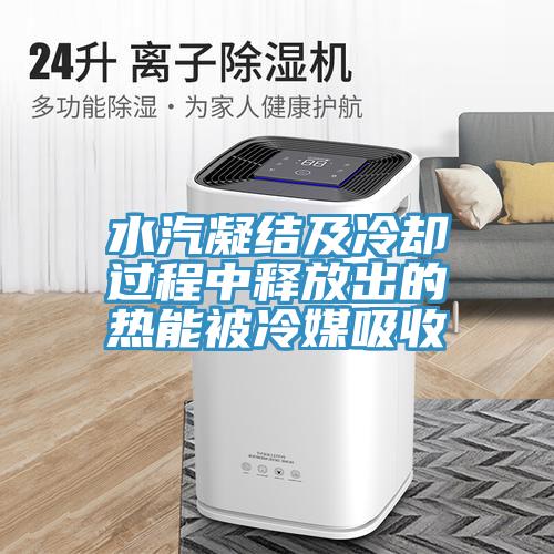 水汽凝結及冷卻過程中釋放出的熱能被冷媒吸收