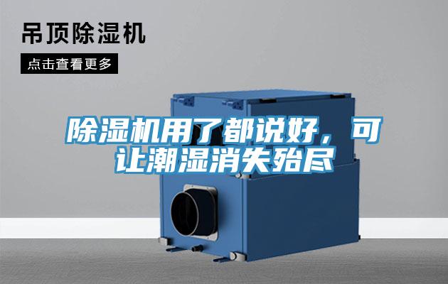 除濕機用了都說好，可讓潮濕消失殆盡