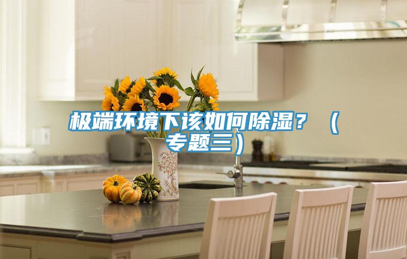極端環境下該如何除濕？（專題三）