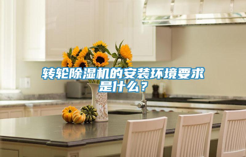 轉輪除濕機的安裝環境要求是什么？