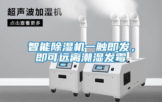 智能除濕機一觸即發，即可遠離潮濕發霉