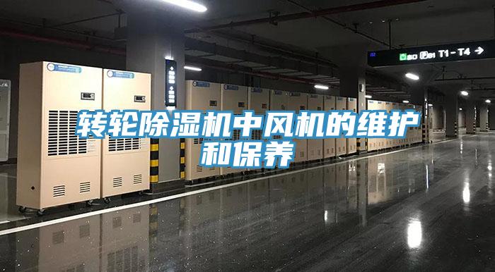 轉輪除濕機中風機的維護和保養