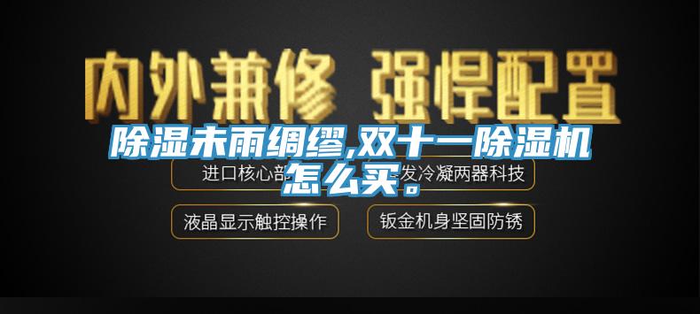 除濕未雨綢繆,雙十一除濕機怎么買。