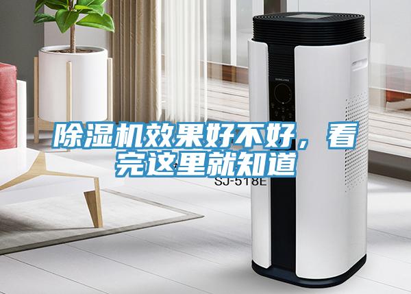 除濕機效果好不好，看完這里就知道