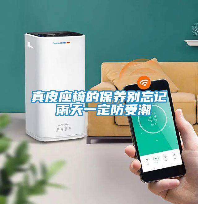 真皮座椅的保養別忘記 雨天一定防受潮