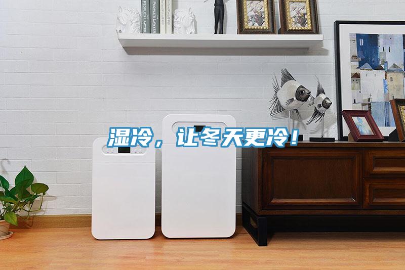 濕冷，讓冬天更冷！