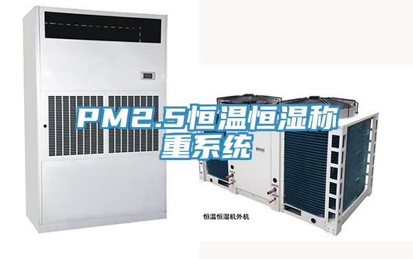 PM2.5恒溫恒濕稱重系統