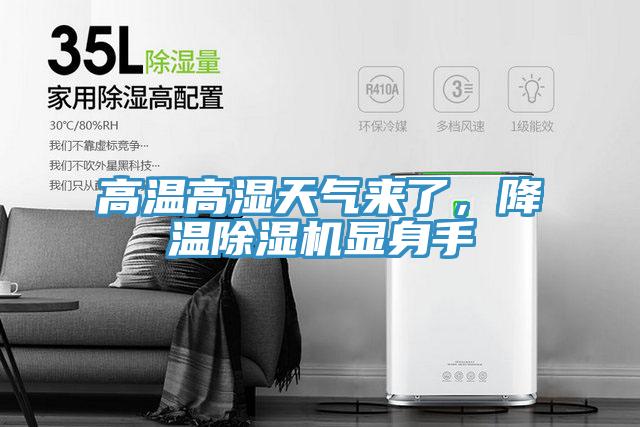 高溫高濕天氣來了，降溫除濕機顯身手